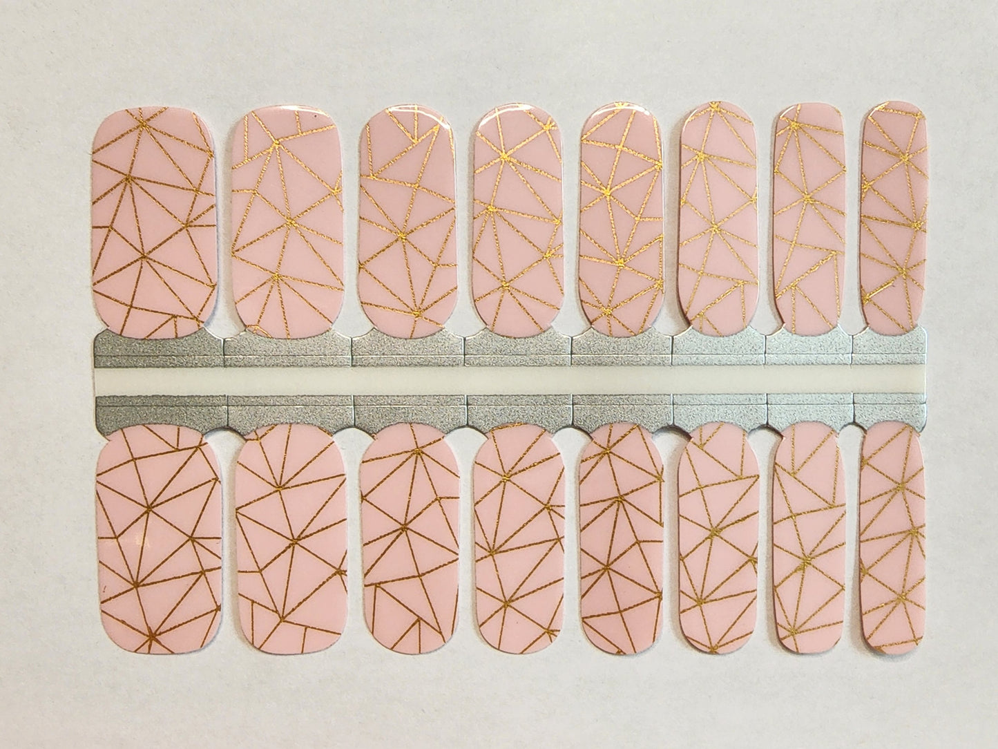 Pink Gold Geometric