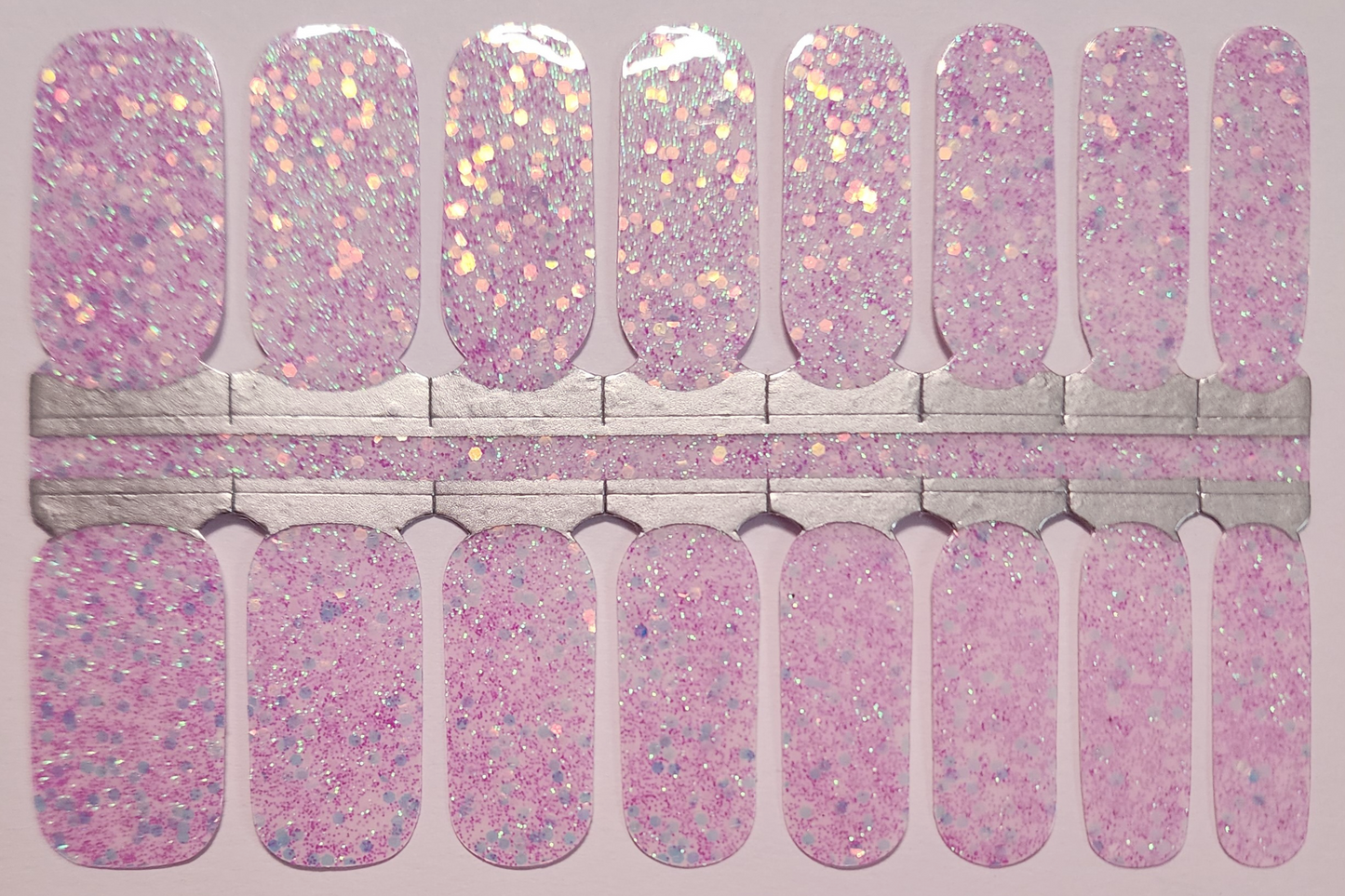 Sheer Pastel Glitter