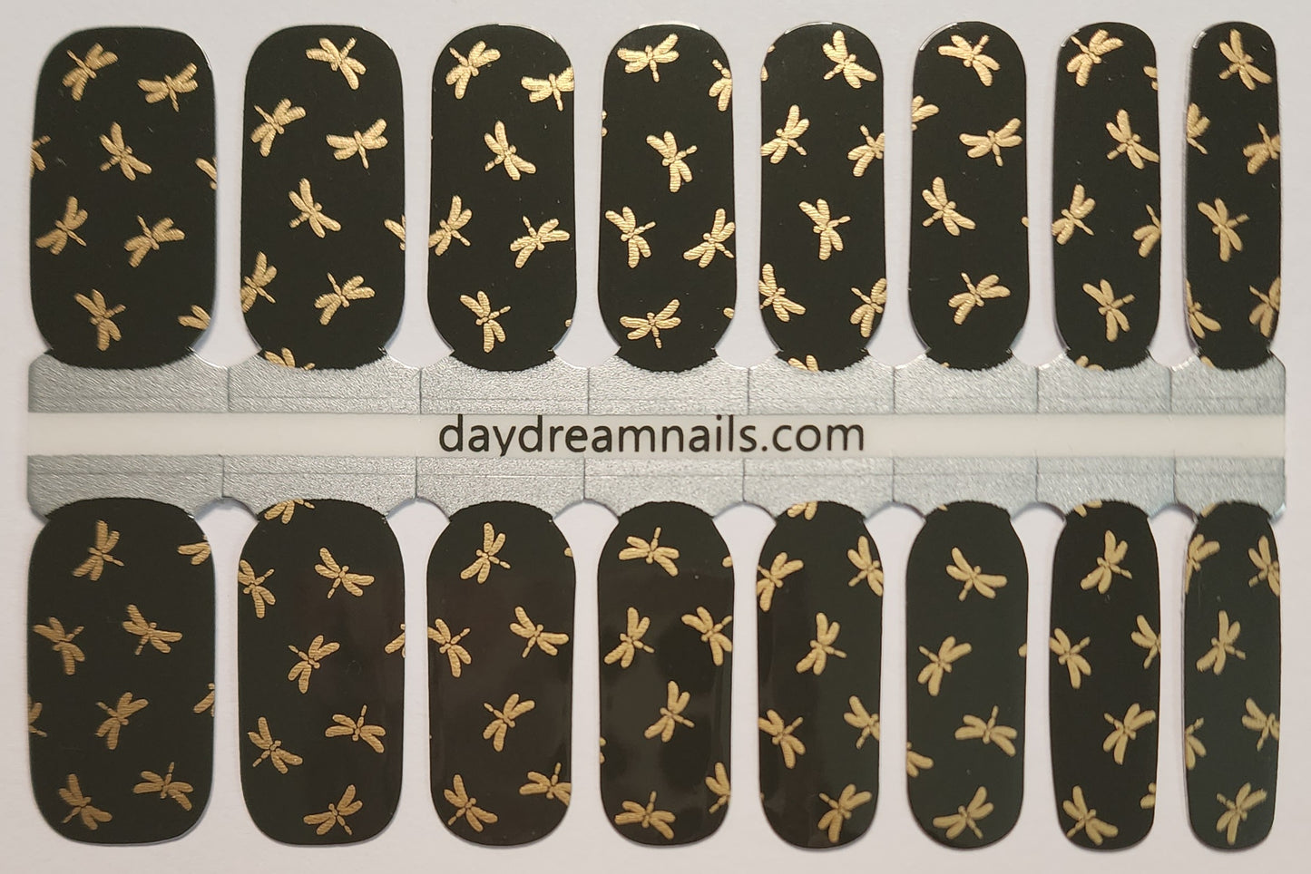 Charcoal Golden Dragonflies (Exclusive)