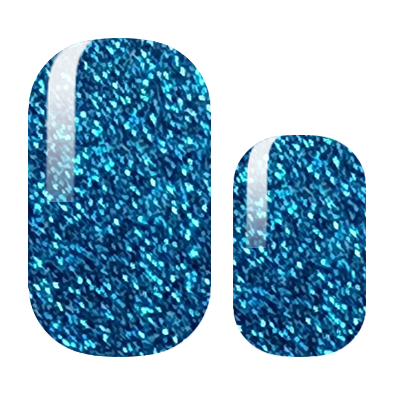 Azure Blue Glitter