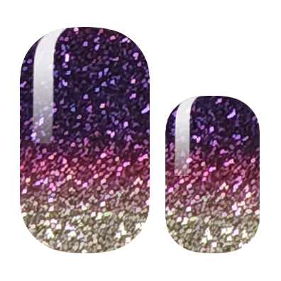 Grape Glitter Ombre