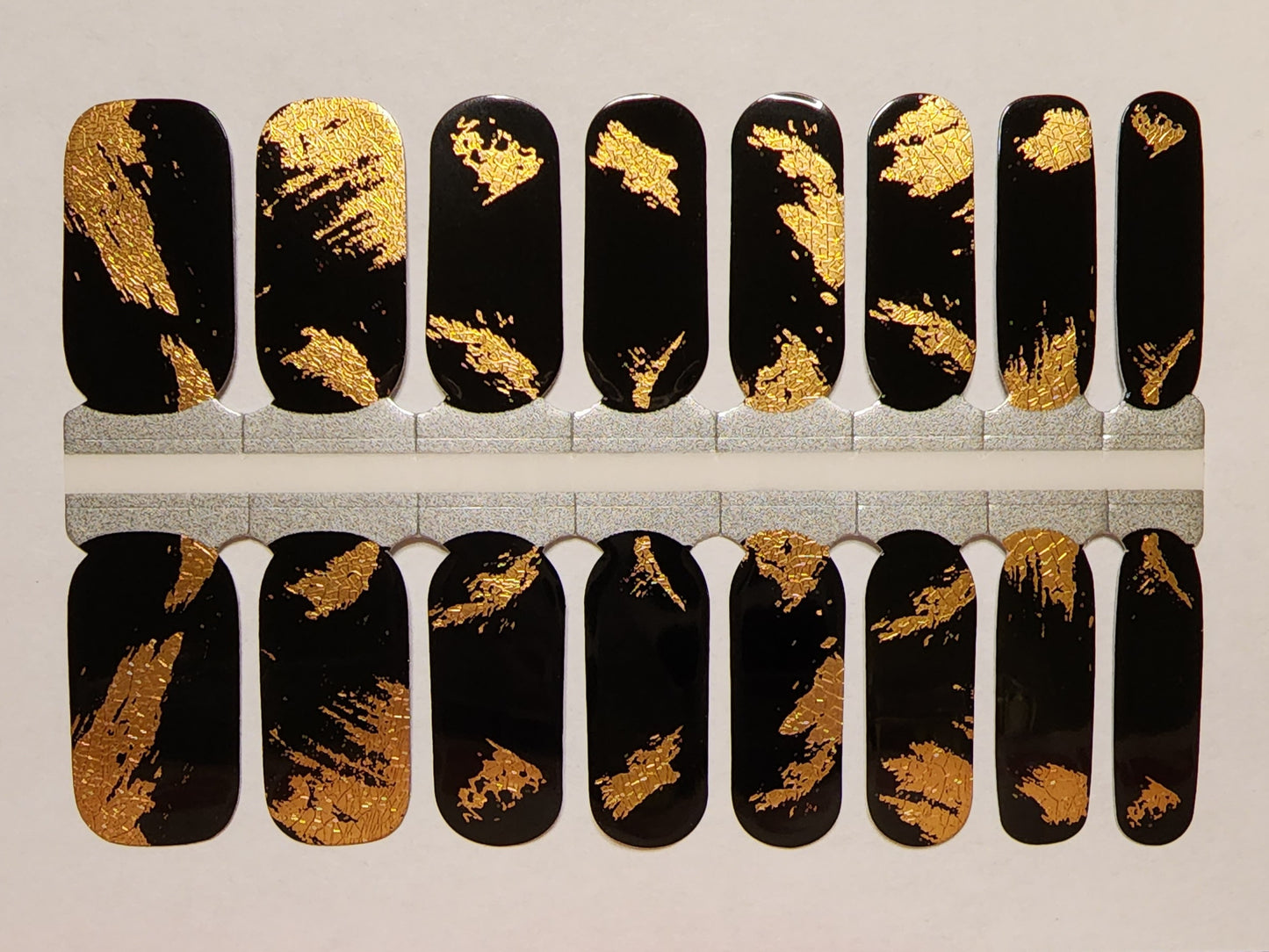 Gold Brush Stroke