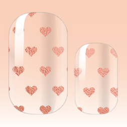 Rose Gold Hearts