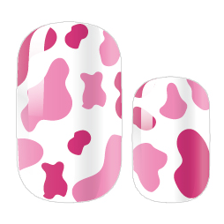 Pink Cow Print