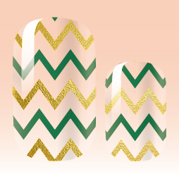 Gold Geometric Chevron