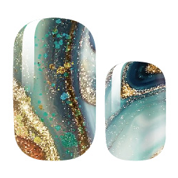 Teal Pearlescent Marble