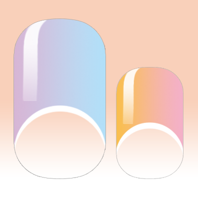 Pastel Gradient French (Exclusive)