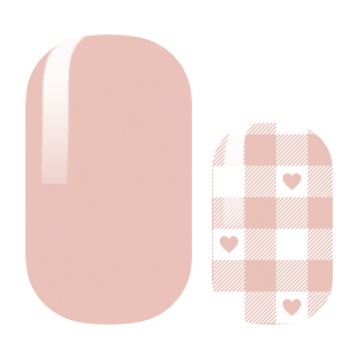 Pink Plaid Hearts (Exclusive)